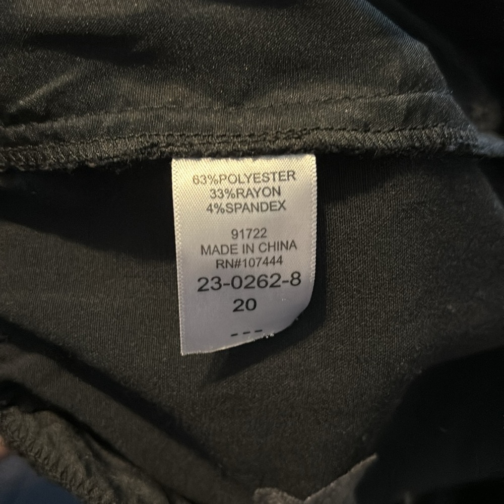 Jessica London Black Strechy Waistband Pencil Skirt Size 20 - Picture 7 of 10